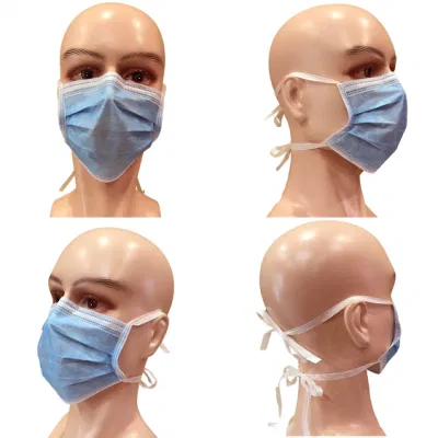 Хирургическая/больничная/медицинская/защитная/безопасная/нетканая 4-слойная одноразовая маска с активированным углем для пыли/бумаги/стоматологии/SMS/рота 3-слойная одноразовая маска для лица с эластичным ухом