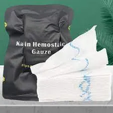 Высокопроизводительная быстрая гемостатическая медицинская первая помощь Z сложенная портативная упакованная удобная каолиновая гемостатическая хирургическая марля